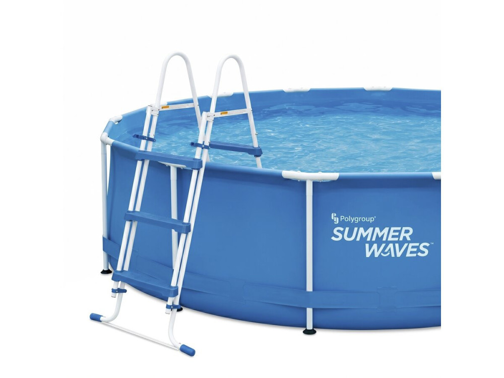 Annie" round tubular swimming pool - 4,57 x 4,57 x 0,84 m - Blue