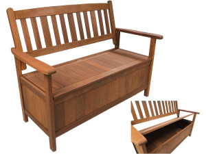 Bench trunk "Manila" - Mapel - 2 seats - Natural wood