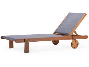 Exotic wooden Sun lounger Saïgon
