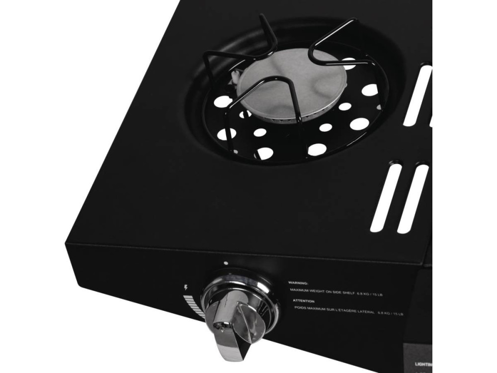 Barbecue gas "Festa 4" - 3 burners including 1 lateral - 10.5kW  - Black