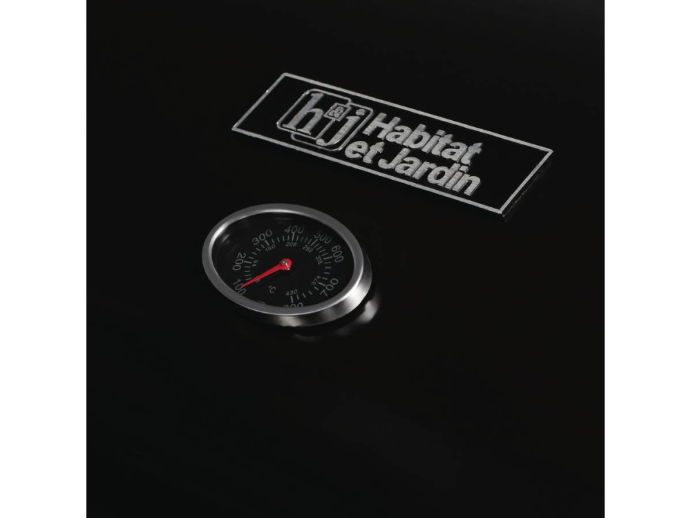 Barbecue gas "Festa 4" - 3 burners including 1 lateral - 10.5kW  - Black