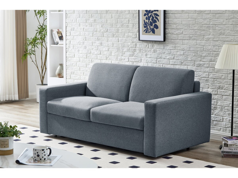 Diana" fabric express sofa bed - Grey