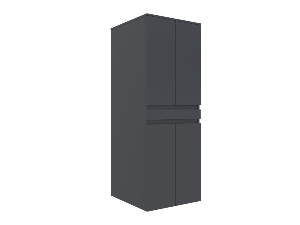 "Neve 70" Washing Machine Cabinet - 70 x 73 x 193 cm - Matte Anthracite