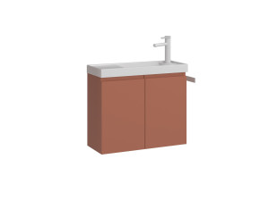 "Ferla 60" Vanity Cabinet - 60 x 22 x 50 cm - Matte Cinnamon