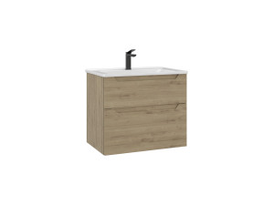 "Messina 65 v2" Vanity Cabinet - 65 x 45 x 55 cm - Oak
