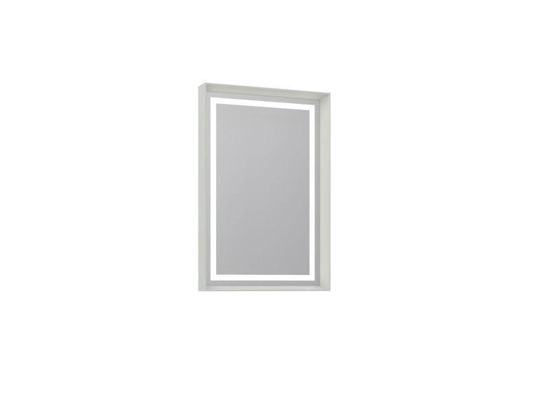 "Craft 60 x 90 v2" Decorative Wooden Mirror - 60 x 10 x 90 cm - Matte Cashmere