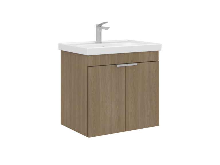 "Desna 60" Vanity Cabinet - 60 x 45 x 58 cm - Sonomo Oak