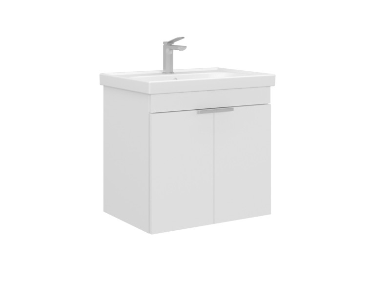 "Desna 60" Vanity Cabinet - 60 x 45 x 58 cm - Matte White