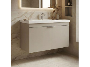 "Desna 80" Vanity Cabinet - 80 x 45 x 58 cm - Sand 2