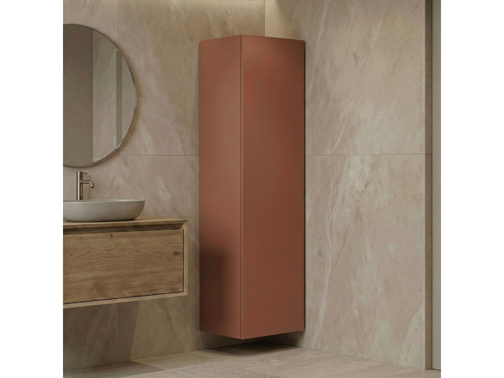 "Ferla 30" Bathroom Cabinet - 30 x 25 x 100 cm - Matte Cinnamon