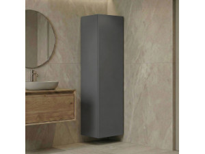 "Ferla 30" Bathroom Cabinet - 30 x 25 x 100 cm - Matte Gray 2