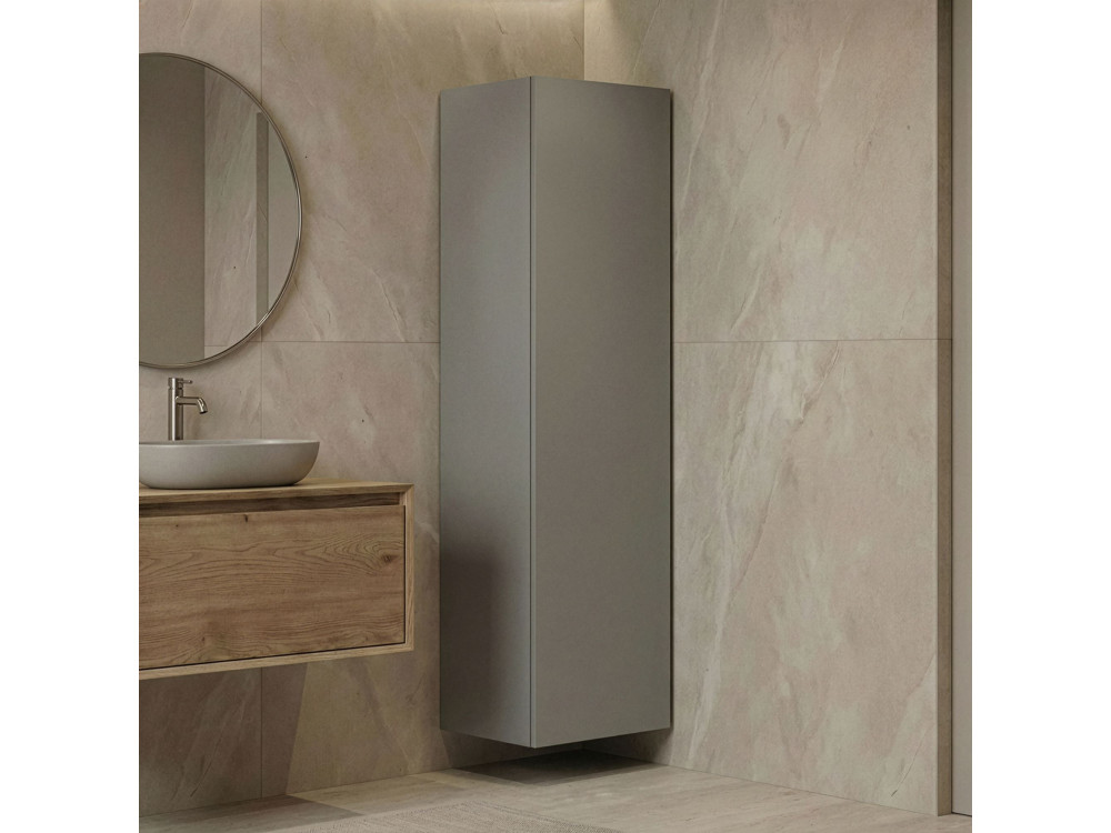 "Ferla 30" Bathroom Cabinet - 30 x 25 x 100 cm - Matte Mink