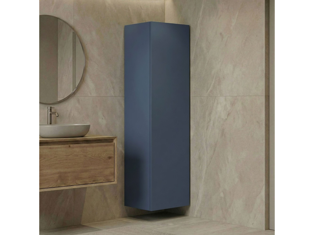 "Ferla 30" Bathroom Cabinet - 30 x 25 x 100 cm - Petrol Blue