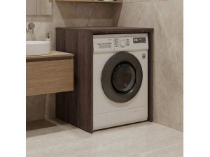 "Bosco 70" Washing Machine Cabinet -  cm - Dark Walnut 2