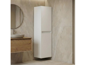 "Arno 40" Bathroom Cabinet - 40 x 27 x 138 cm - White 2