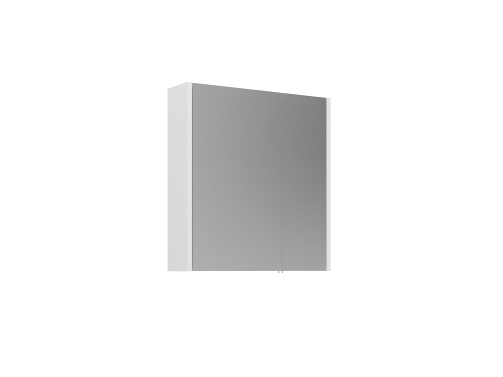 "Arno 60" Bathroom Cabinet with Mirror - 60 x 16 x 66 cm - White