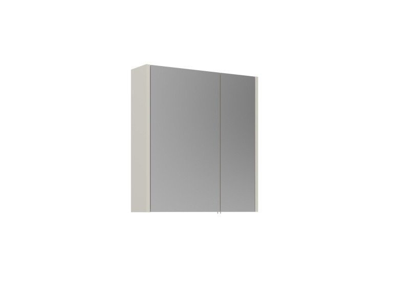 "Arno 60" Bathroom Cabinet with Mirror - 60 x 16 x 66 cm - Cashmere