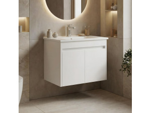 "Arno 65" Vanity Cabinet - 65 x 45 x 52 cm - White 2