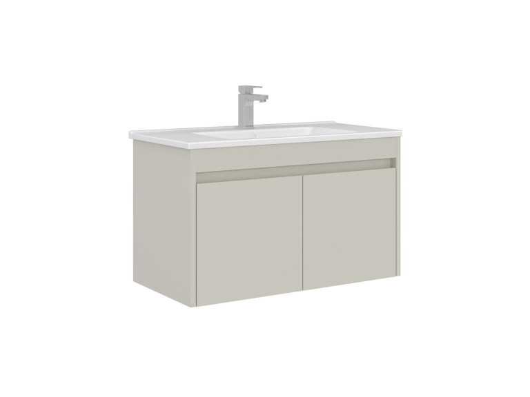 "Arno 85" Vanity Cabinet - 85 x 45 x 52 cm - Cashmere