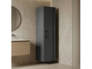 "Bari 40" Bathroom Cabinet - 40 x 32 x 138 cm - Matte Anthracite 2