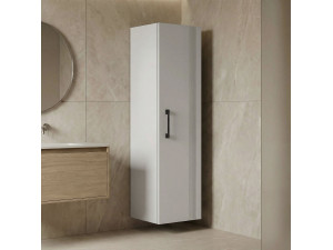 "Bari 40" Bathroom Cabinet - 40 x 32 x 138 cm - Matte White 2