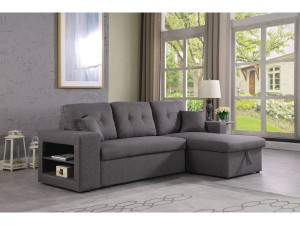 Convertible corner sofa  "Axel" - Grey 2