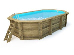 Palma 145" wooden pool 7.57 x 4.07 x 1.44 m 2
