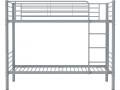 Bunk bed  "ADAM" - 200 x 97,5 x 165 cm - Metal - Black - GREY