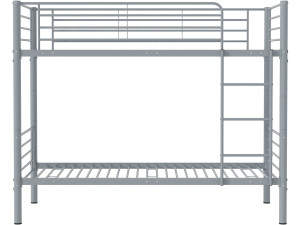 Bunk bed "ADAM" - 90 x 190 cm - Metal - Grey