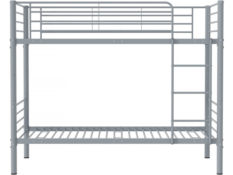 Bunk bed "ADAM" - 90 x 190 cm - Metal - Grey