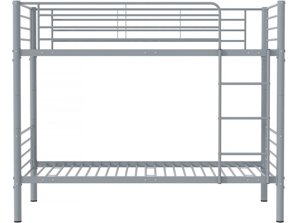 Bunk bed "ADAM" - 90 x 190 cm - Metal - Grey