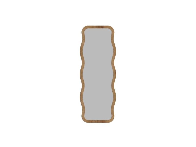 Aror" wooden mirror - 50 x 160 cm - Beige