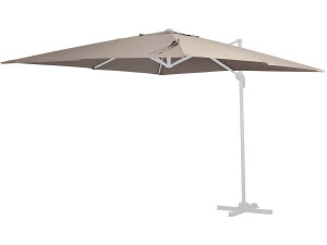Spare cover for cantilever garden parasol "Sun 4" - 3 x 4 m - Taupe