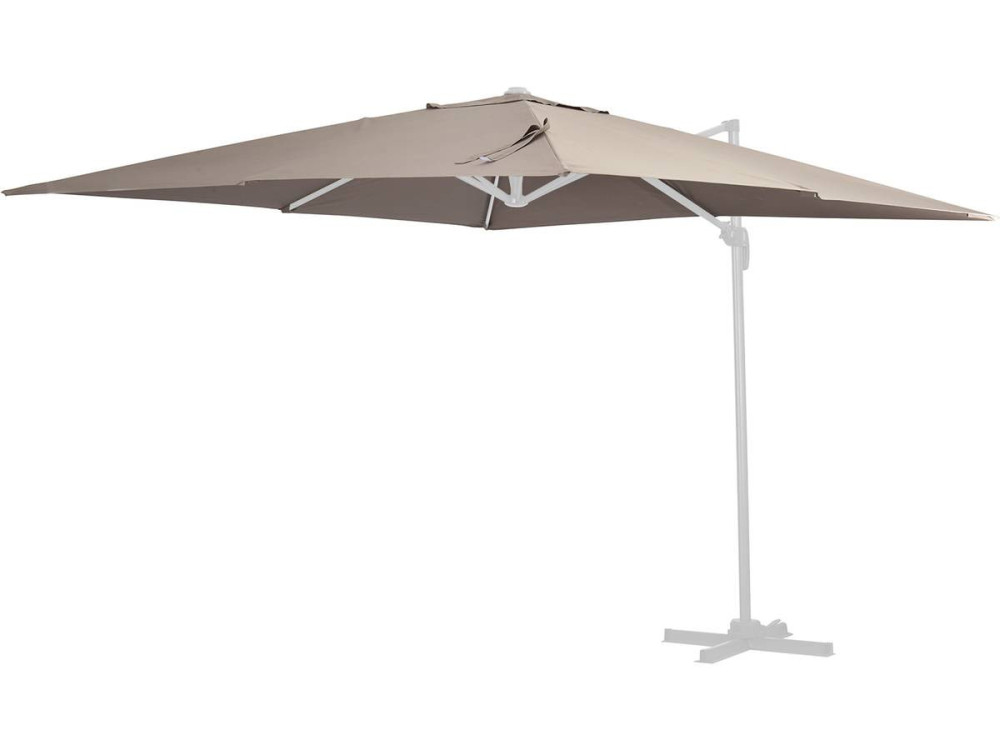 Spare cover for cantilever garden parasol "Sun 4" - 3 x 4 m - Taupe