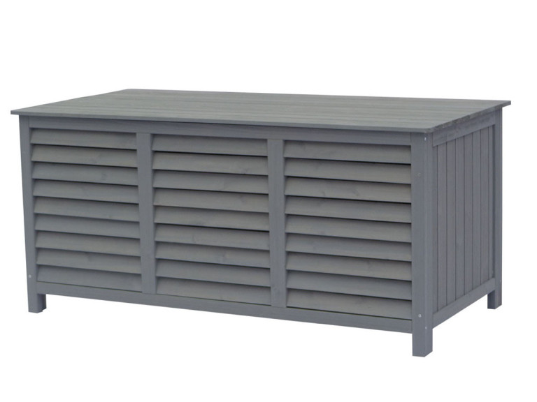 Garden storage box "Macao" - 130 x 64 x 60 cm -  Anthracite