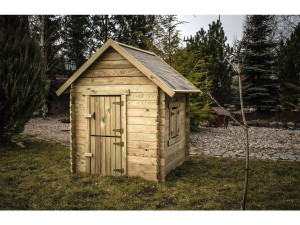 Sophie" wooden house - 120 x 120 x 159 cm 2