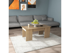 Coffee table "Diana" - 102 x 50 x 43 cm - Oak 2