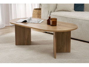 Wooden coffee table "Sable" - 60 x 119 x 40 cm - Oak 2