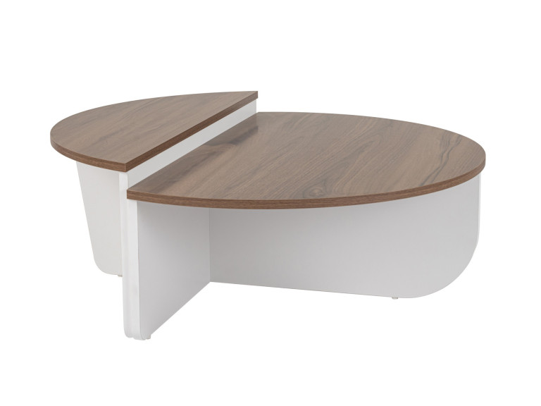 Orion" wooden coffee table 90 x 60 x 30 cm - Walnut