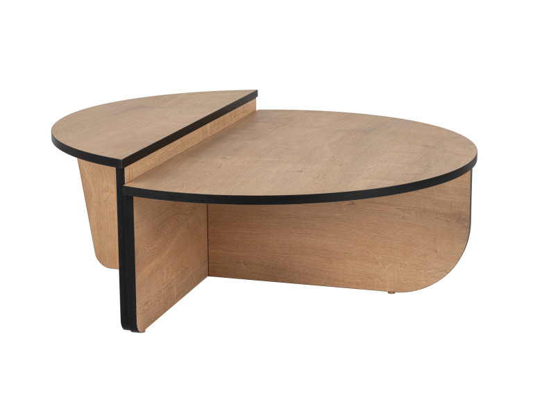 Orion" wooden coffee table 90 x 60 x 30 cm - Honey oak