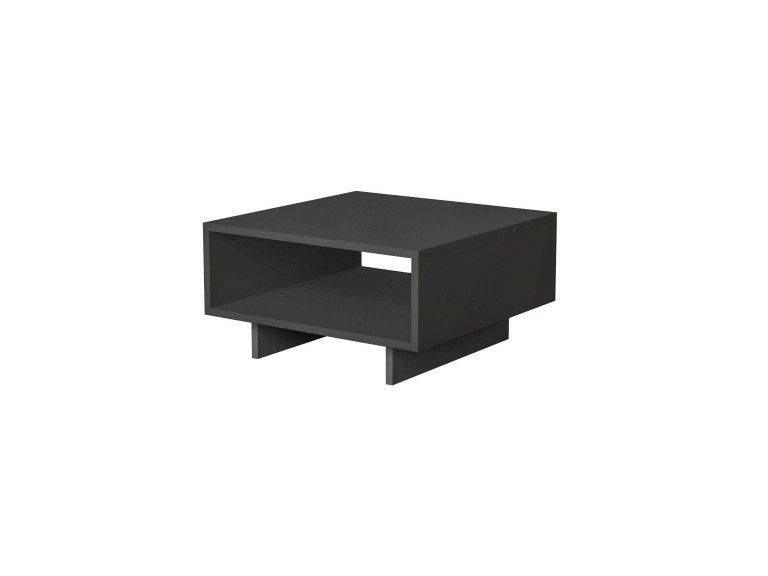 Hola" wooden coffee table - 60 x 60 x 32 cm - Anthracite grey