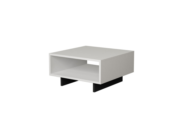 Hola" wooden coffee table - 60 x 60 x 32 cm - White