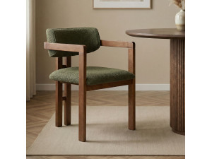 Toscana" wooden chair - 54 x 54 x 76 cm - Green 2