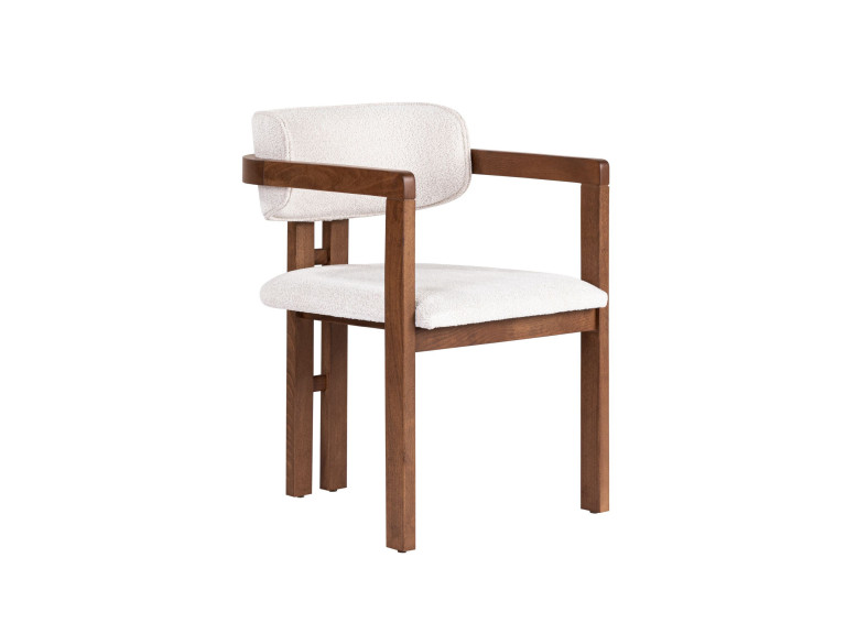 Toscana" wooden chair - 54 x 54 x 76 cm - White