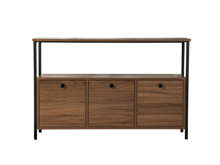 Solace" wooden sideboard - 120 x 30 x 77 cm - Brown