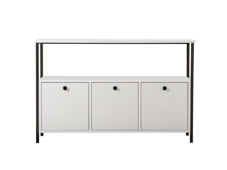 Solace" wooden sideboard - 120 x 30 x 77 cm - White