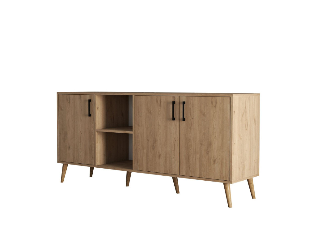 Wooden sideboard "Exxen" - 180 x 45 x 80 cm - Brown