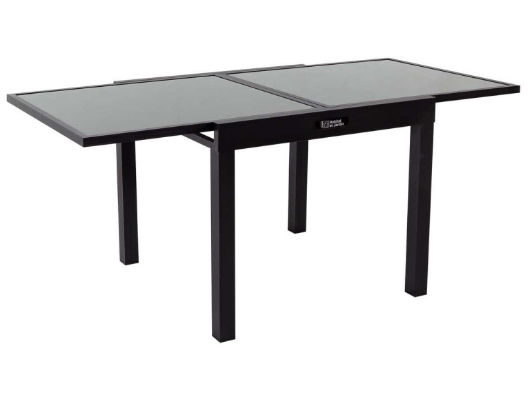 Expandable Aluminium garden table  "Porto 8 " - Phoenix - Black