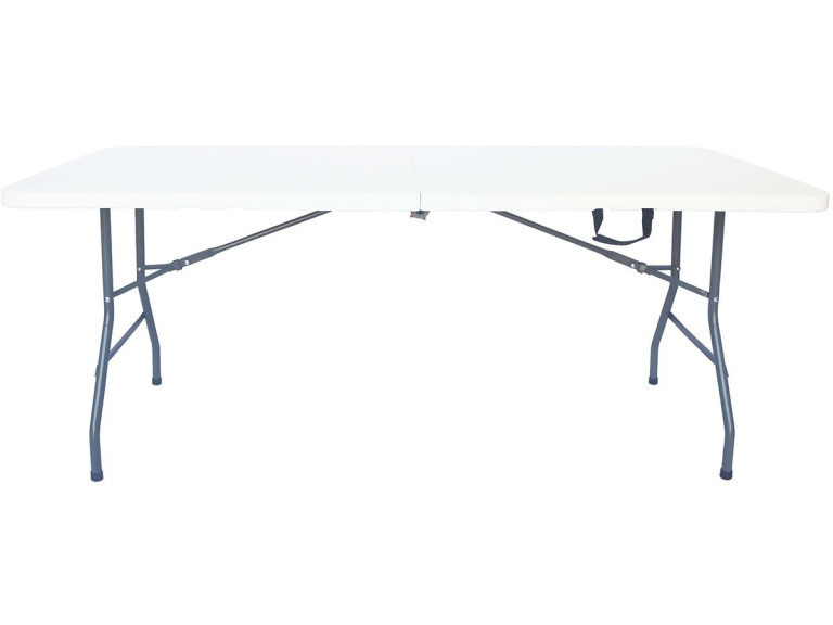 Folding garden table "Foldy" - 180 x 74 x 74 cm - White