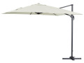 Cantilever Umbrella with Aluminum Frame "Sun 3" - Square - 3 x 3 m  (9'10" x 9'10")  - Off White - Ecru